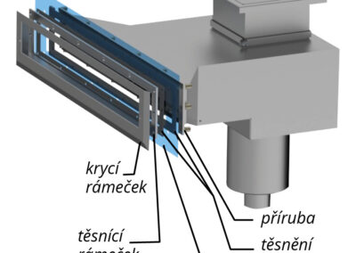 Nerezový skimmer (fóliový bazén)