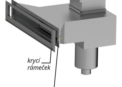 Nerezový skimmer (keramický bazén)